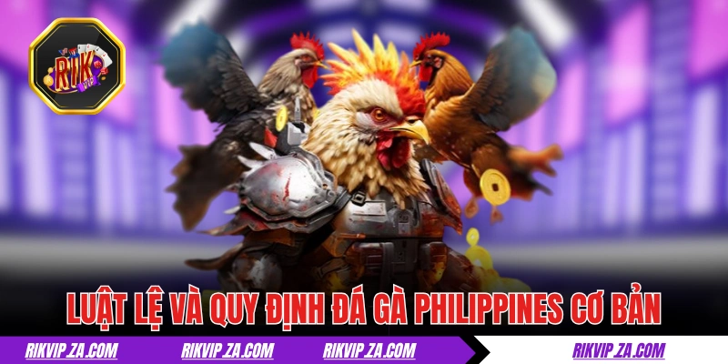 Luật lệ và quy định đá gà Philippines cơ bản